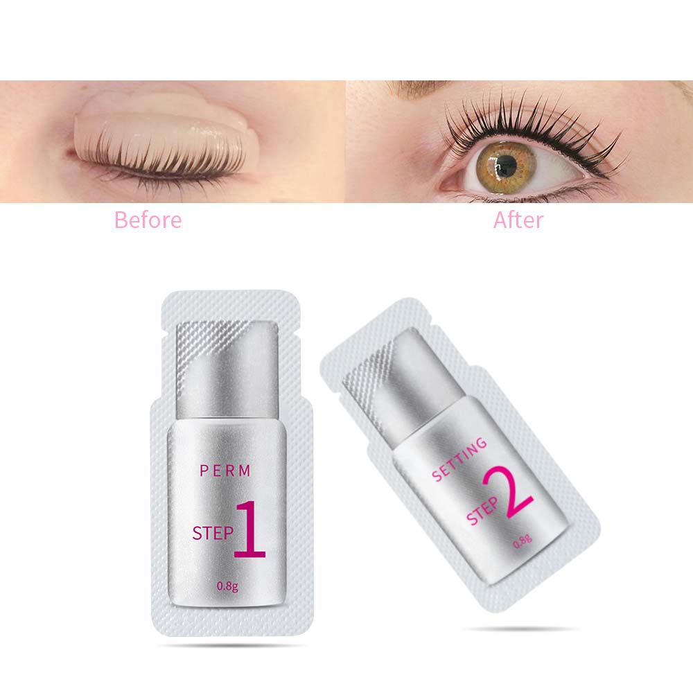 ICONSIGN 10 paar zakjes wimperpermanentlotion wimpers lift snel permanenten 5 tot 8 minuten schoonheidsmake-uptools