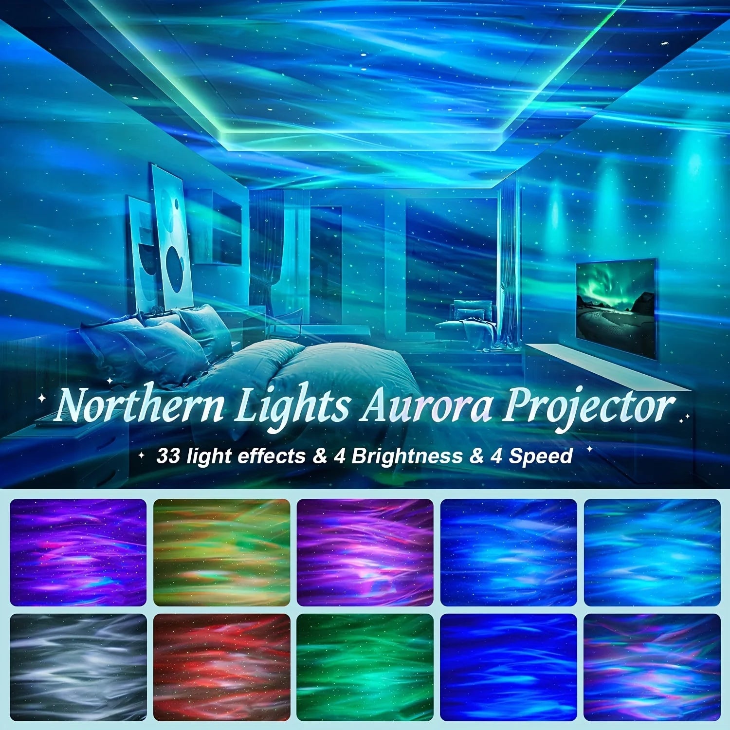 USB Galaxy Projector Aurora Night Light™