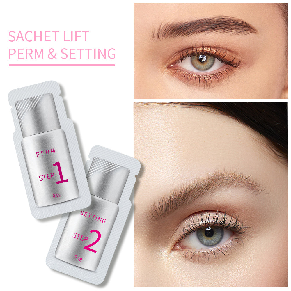 ICONSIGN 10 paar zakjes wimperpermanentlotion wimpers lift snel permanenten 5 tot 8 minuten schoonheidsmake-uptools